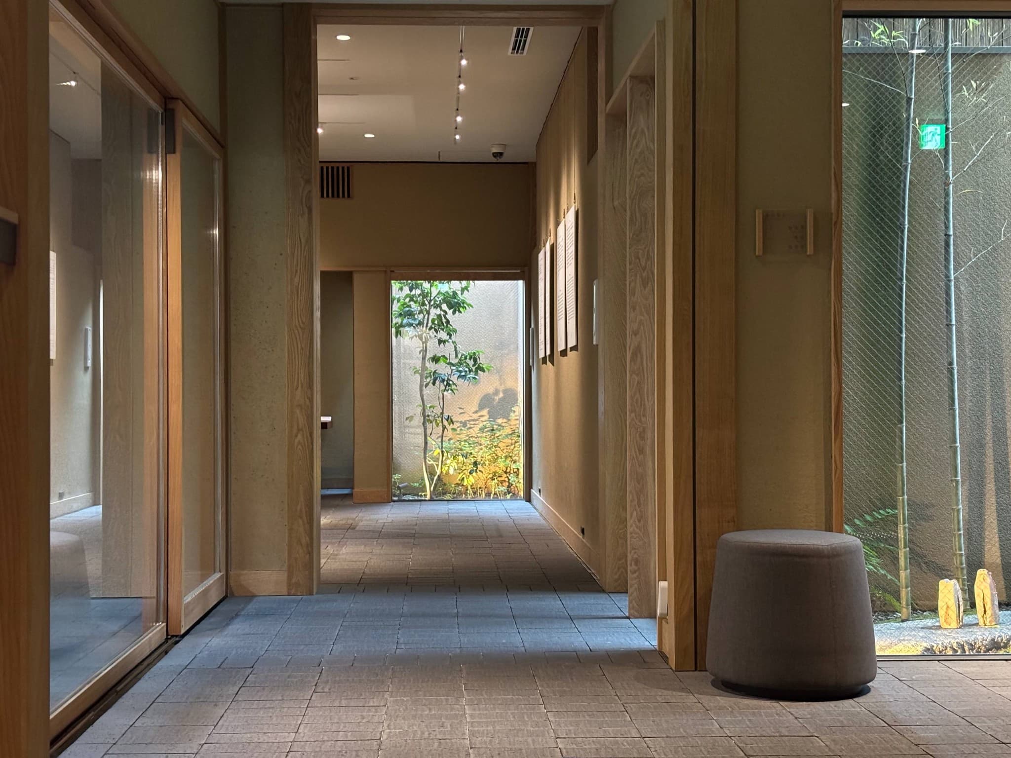 Traditional ryokan corridor